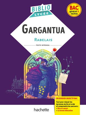 cover image of BiblioLycée Gargantua (Rabelais)--BAC 2023